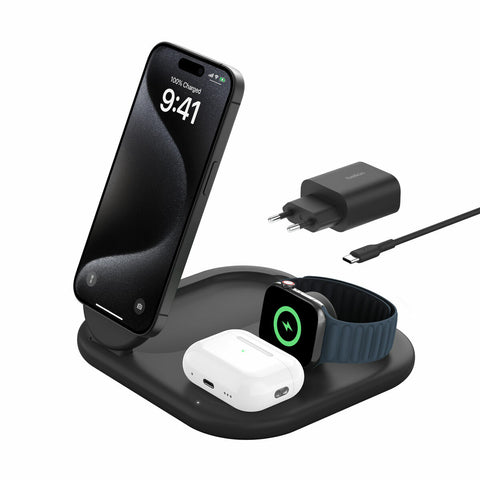 Cordless Charger Belkin WIZ029VFBK Black Cordless Charger Belkin WIZ029VFBK Black