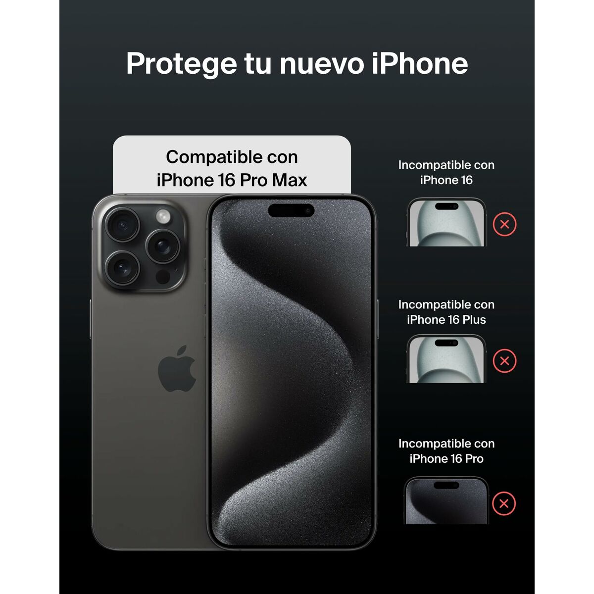Mobile Screen Protector Belkin IPHONE 16 PRO MAX Apple Mobile Screen Protector Belkin IPHONE 16 PRO MAX Apple