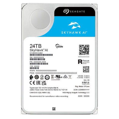 Hard Drive Seagate ST24000VE002 3,5" 24 TB Hard Drive Seagate ST24000VE002 3,5" 24 TB