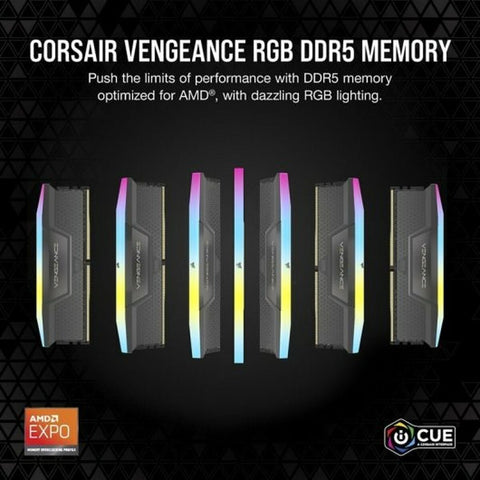 RAM Memory Corsair CMH32GX5M2B6000Z30K 32 GB 6000 MHz DDR5 RAM Memory Corsair CMH32GX5M2B6000Z30K 32 GB 6000 MHz DDR5