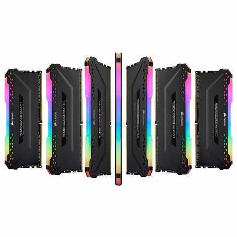 RAM Memory Corsair RGB PRO 3200 MHz CL38 CL16 32 GB RAM Memory Corsair RGB PRO 3200 MHz CL38 CL16 32 GB