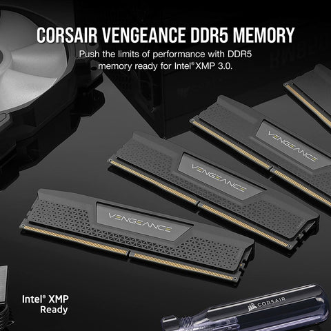 RAM Memory Corsair CMK64GX5M2B6200C32 64 GB DDR5 cl32 RAM Memory Corsair CMK64GX5M2B6200C32 64 GB DDR5 cl32