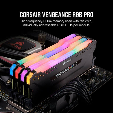 RAM Memory Corsair CMW64GX4M2D3600C18 64 GB DDR4 3600 MHz CL16 RAM Memory Corsair CMW64GX4M2D3600C18 64 GB DDR4 3600 MHz CL16