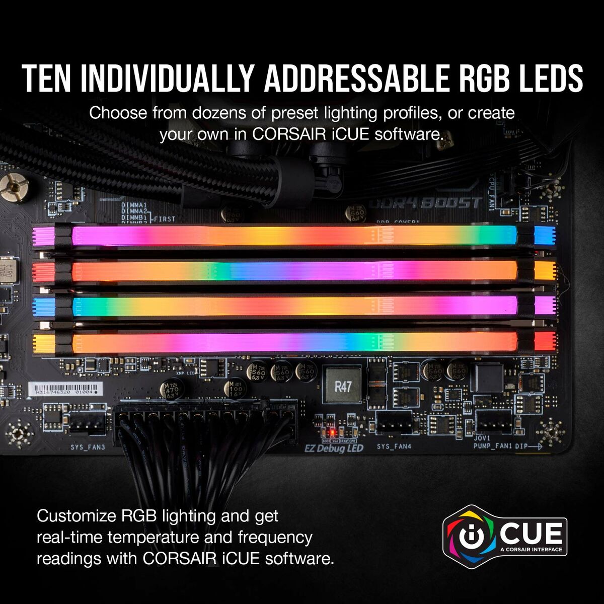 RAM Memory Corsair CMW64GX4M2D3600C18 64 GB DDR4 3600 MHz CL16 RAM Memory Corsair CMW64GX4M2D3600C18 64 GB DDR4 3600 MHz CL16