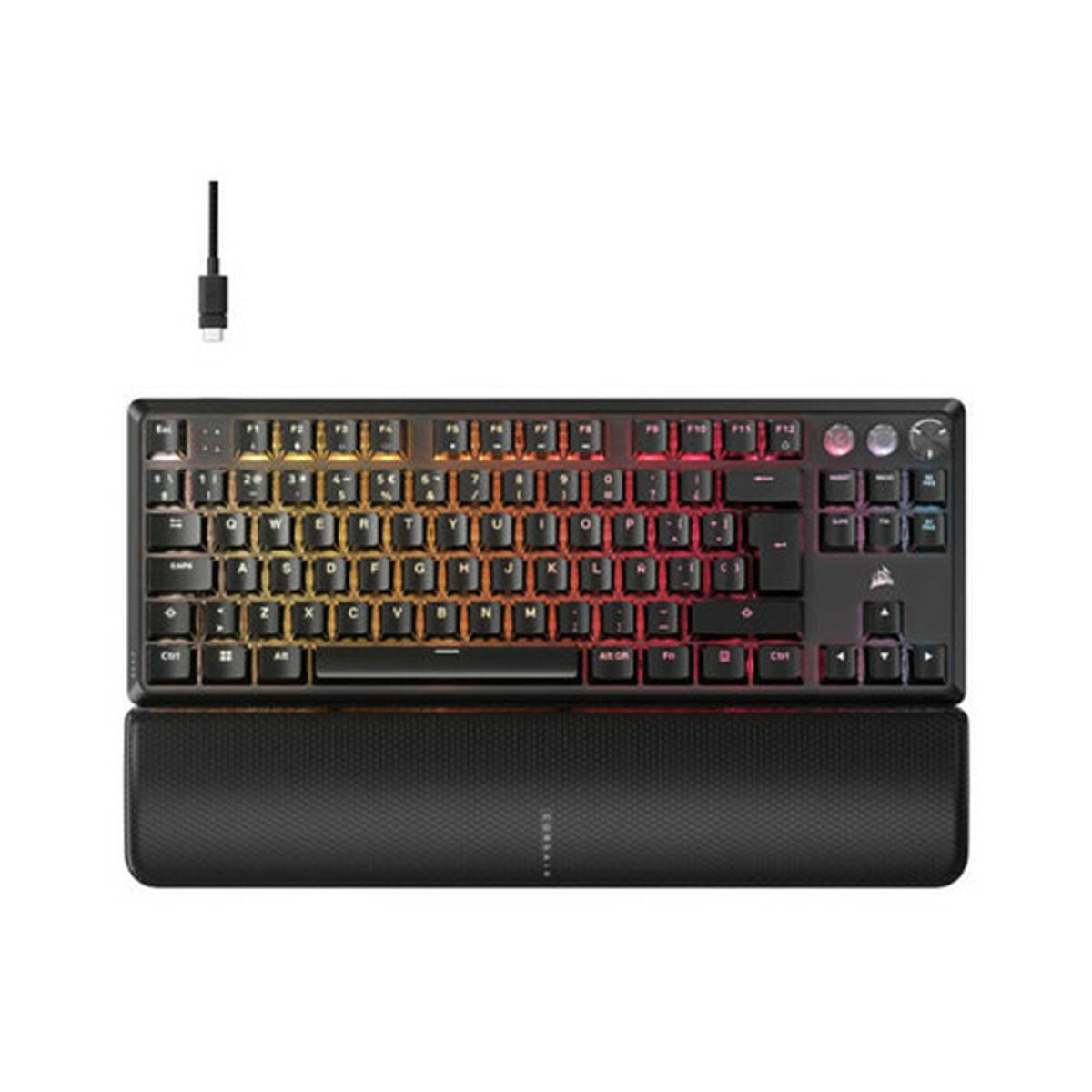 Wireless Keyboard Corsair CH-911911G-ES Black QWERTY Wireless Keyboard Corsair CH-911911G-ES Black QWERTY