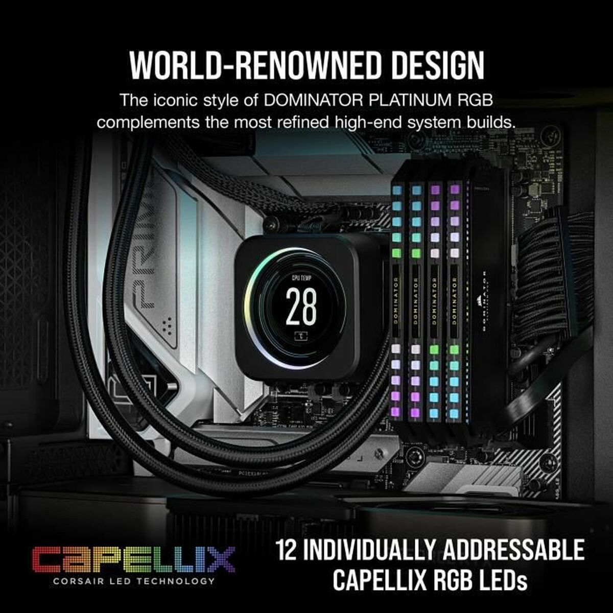 RAM Memory Corsair CMT64GX5M2B5600C40 64 GB DDR5 5600 MHz CL40 RAM Memory Corsair CMT64GX5M2B5600C40 64 GB DDR5 5600 MHz CL40