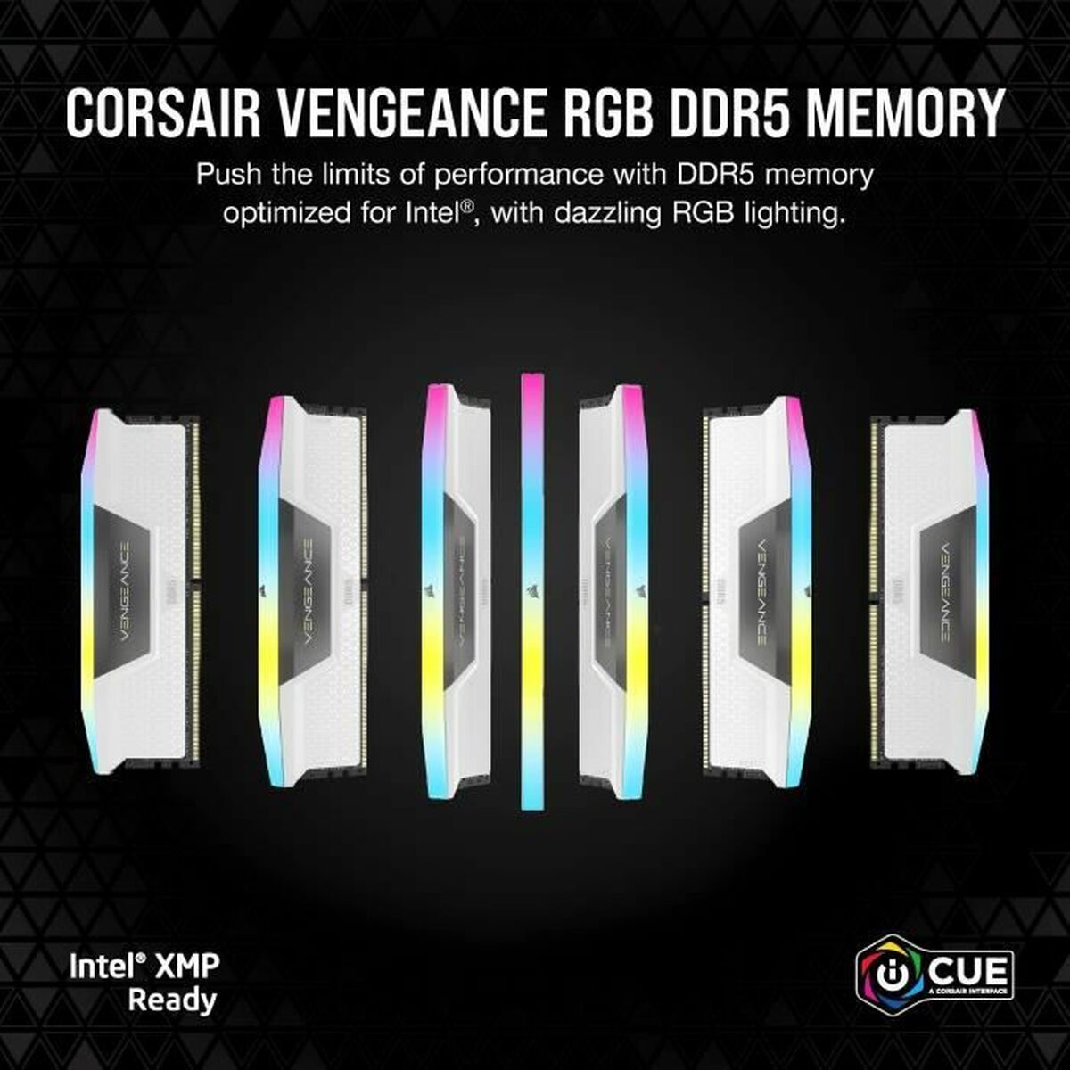 RAM Memory Corsair CMH32GX5M2B6000C40W 32 GB DDR5 6000 MHz CL40 RAM Memory Corsair CMH32GX5M2B6000C40W 32 GB DDR5 6000 MHz CL40