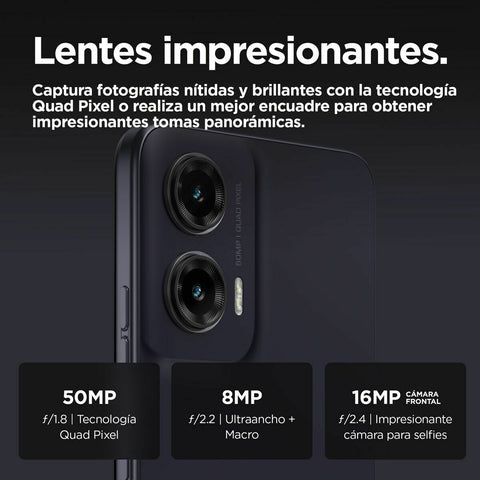 Smartphone Motorola PB3K0023ES 6,72" Unisoc 8 GB RAM 256 GB Black Smartphone Motorola PB3K0023ES 6,72" Unisoc 8 GB RAM 256 GB Black