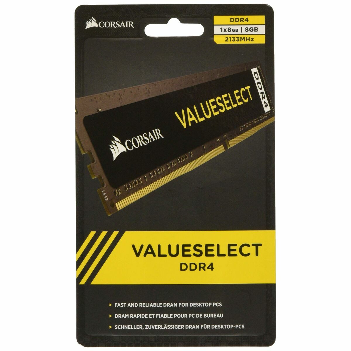 RAM Memory Corsair Value Select 8GB PC4-17000 2133 MHz CL15 8 GB RAM Memory Corsair Value Select 8GB PC4-17000 2133 MHz CL15 8 GB