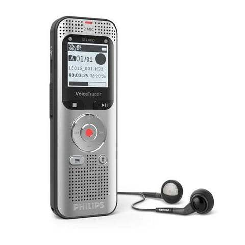 Recorder Philips Silver 8 GB Recorder Philips Silver 8 GB