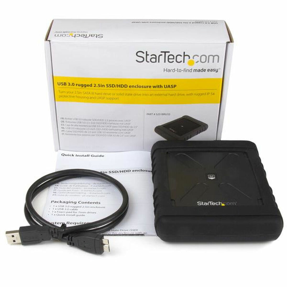 External Box Startech S251BRU33 2.5" External Box Startech S251BRU33 2.5"