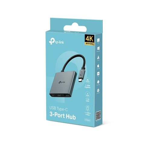 USB Cable TP-Link UH3020C 100 W Black Grey USB Cable TP-Link UH3020C 100 W Black Grey