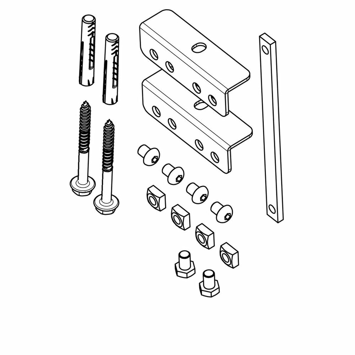 Screw kit Vogel's 7291260 Screw kit Vogel's 7291260