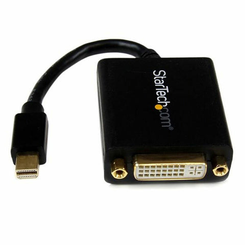 Mini DisplayPort to DVI Adapter Startech MDP2DVI Black 0,13 m Mini DisplayPort to DVI Adapter Startech MDP2DVI Black 0,13 m