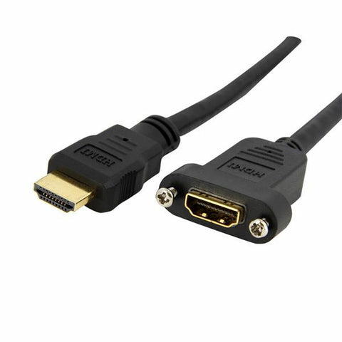 HDMI Cable Startech HDMIPNLFM3           Black HDMI Cable Startech HDMIPNLFM3           Black