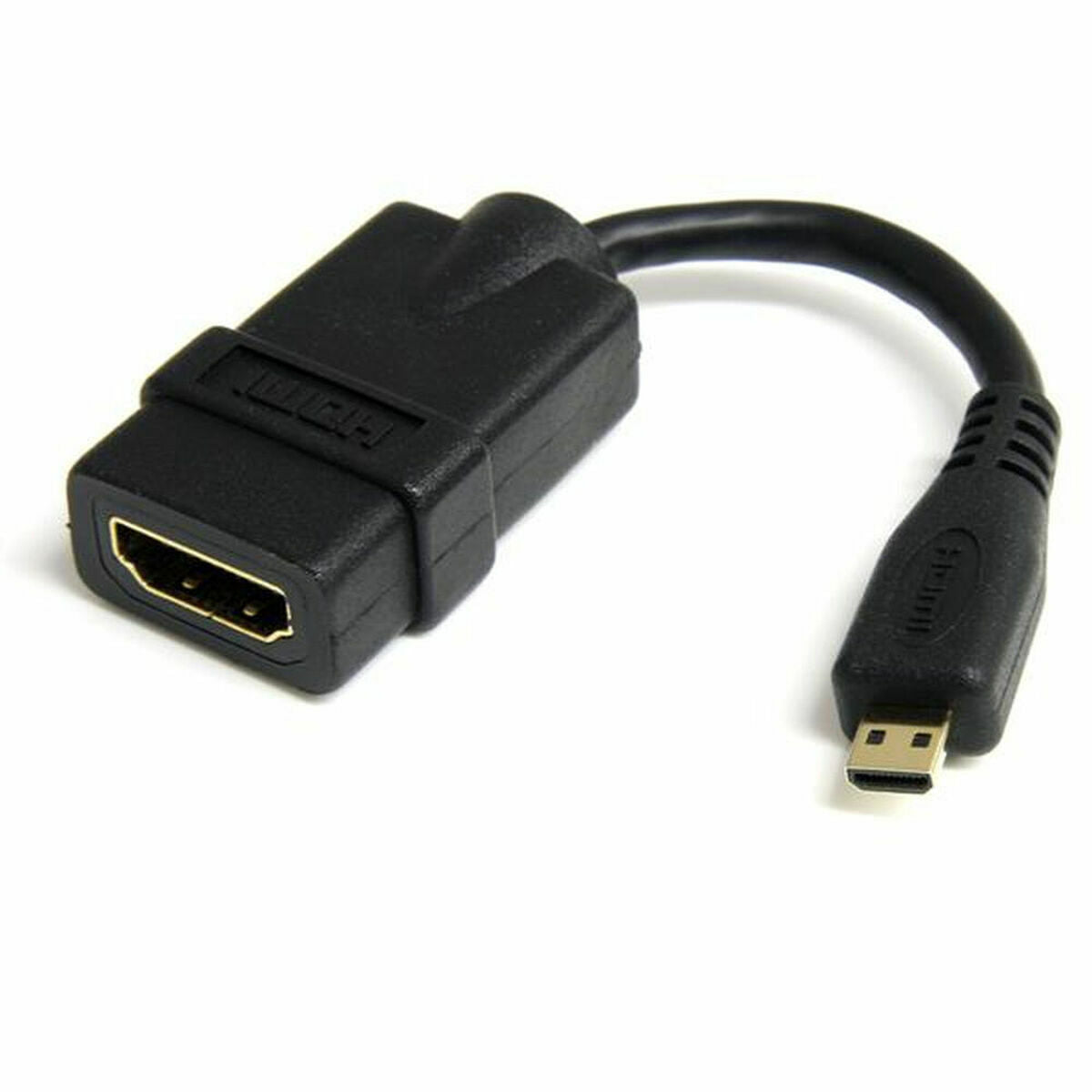 HDMI Cable Startech HDADFM5IN 2 m Black HDMI Cable Startech HDADFM5IN 2 m Black