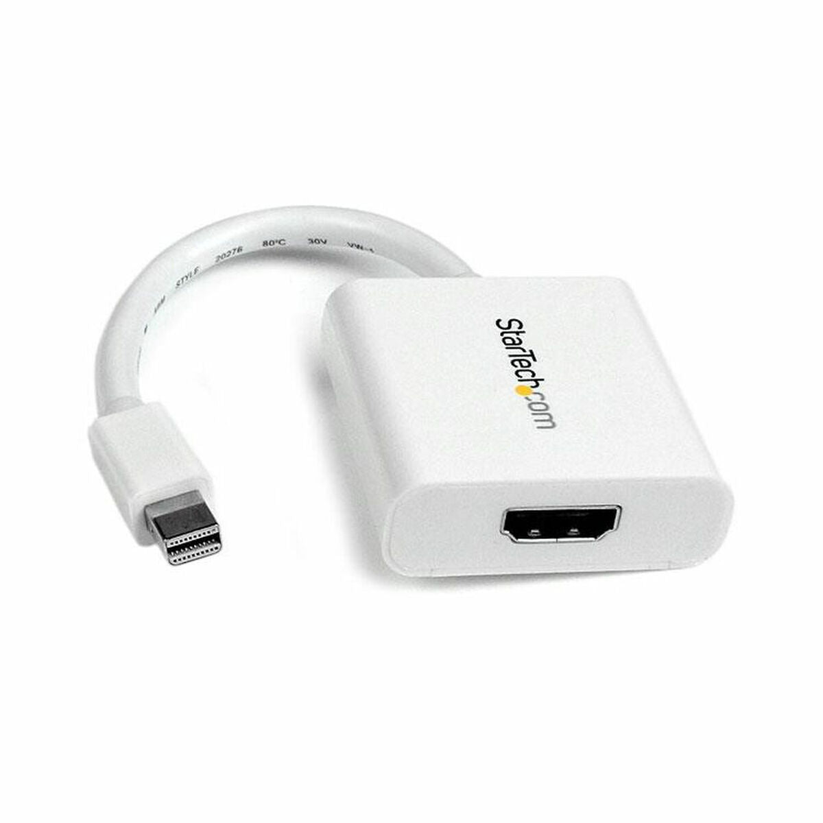Mini Display Port to HDMI Adapter Startech MDP2HDW              White Mini Display Port to HDMI Adapter Startech MDP2HDW              White