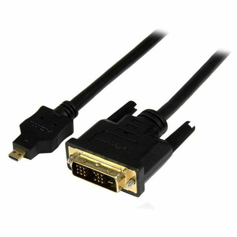 HDMI to DVI Cable Startech HDDDVIMM2M 2 m Black HDMI to DVI Cable Startech HDDDVIMM2M 2 m Black