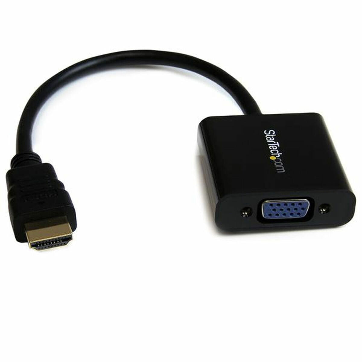 HDMI Adapter Startech HD2VGAE2 1920 x 1080 px Black HDMI Adapter Startech HD2VGAE2 1920 x 1080 px Black