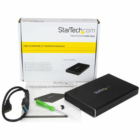 External Box Startech UNI251BMU33 Black USB SATA Micro USB B USB 3.2 External Box Startech UNI251BMU33 Black USB SATA Micro USB B USB 3.2