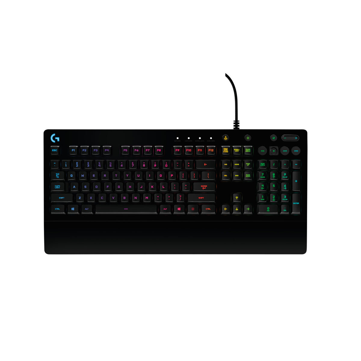 Keyboard Logitech G213 Prodigy Black Spanish Qwerty Keyboard Logitech G213 Prodigy Black Spanish Qwerty