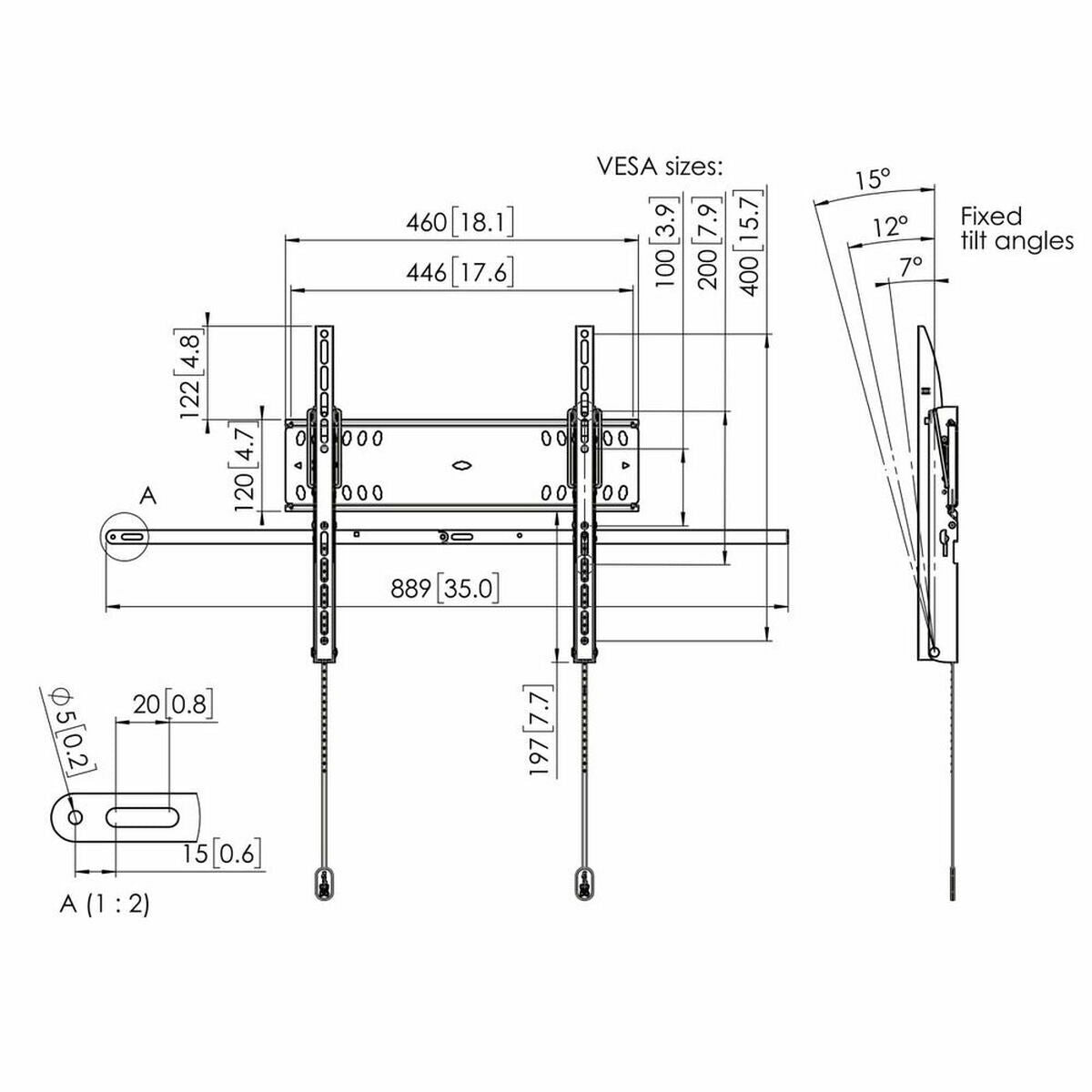 TV Mount Vogel's PFW 4510 55" 50 kg TV Mount Vogel's PFW 4510 55" 50 kg