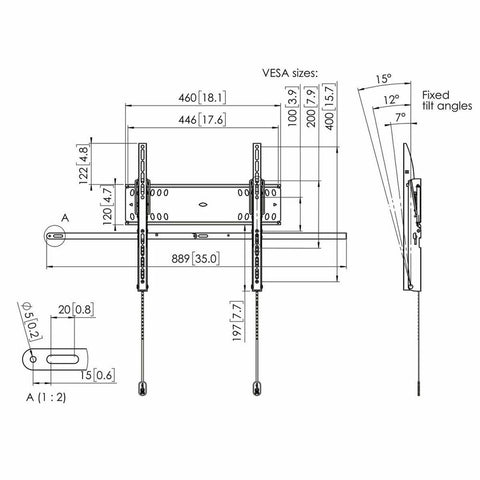 TV Mount Vogel's PFW 4510 55" 50 kg TV Mount Vogel's PFW 4510 55" 50 kg