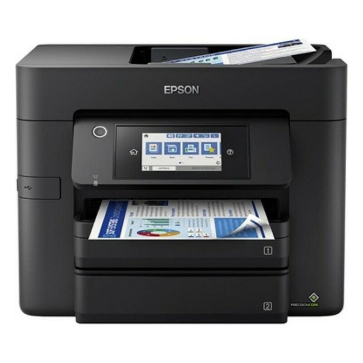 Multifunction Printer Epson C11CJ05402 22 ppm WiFi Fax Black Multifunction Printer Epson C11CJ05402 22 ppm WiFi Fax Black