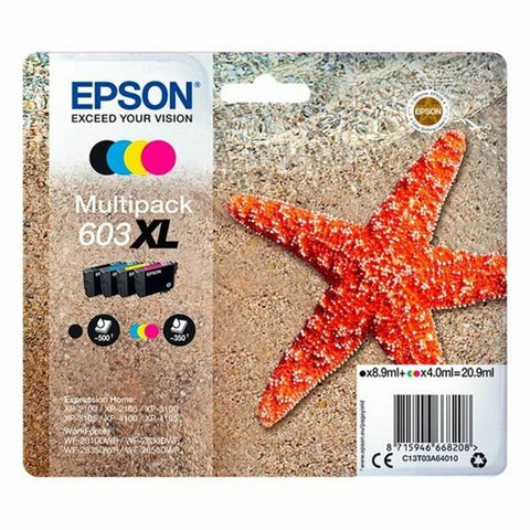 Original Ink Cartridge Epson 603XL Multicolour Original Ink Cartridge Epson 603XL Multicolour