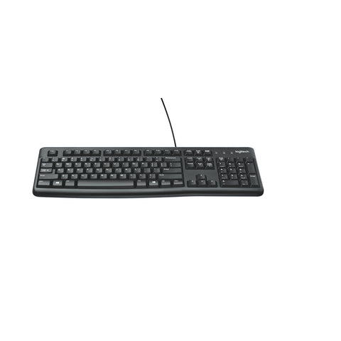 Keyboard Logitech K120 Black Spanish Qwerty Qwerty US Keyboard Logitech K120 Black Spanish Qwerty Qwerty US