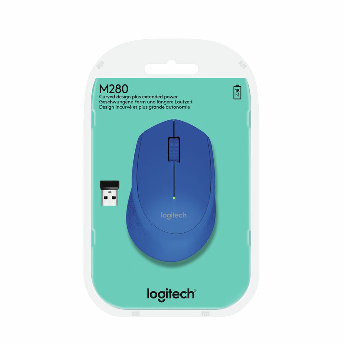 Wireless Mouse Logitech M280 Blue Wireless Mouse Logitech M280 Blue