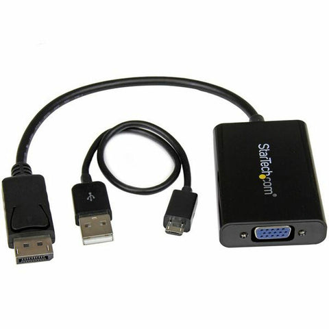 DisplayPort to SVGA adapter Startech DP2VGAA              Black DisplayPort to SVGA adapter Startech DP2VGAA              Black