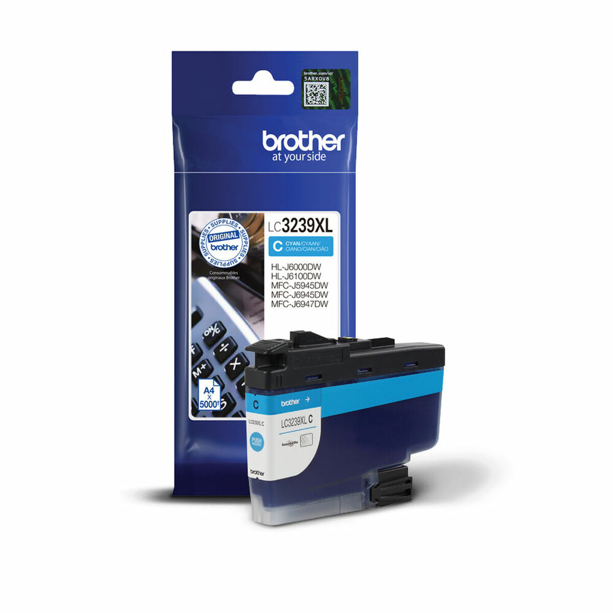 Original Ink Cartridge Brother LC-3239XLC Blue Cyan Original Ink Cartridge Brother LC-3239XLC Blue Cyan