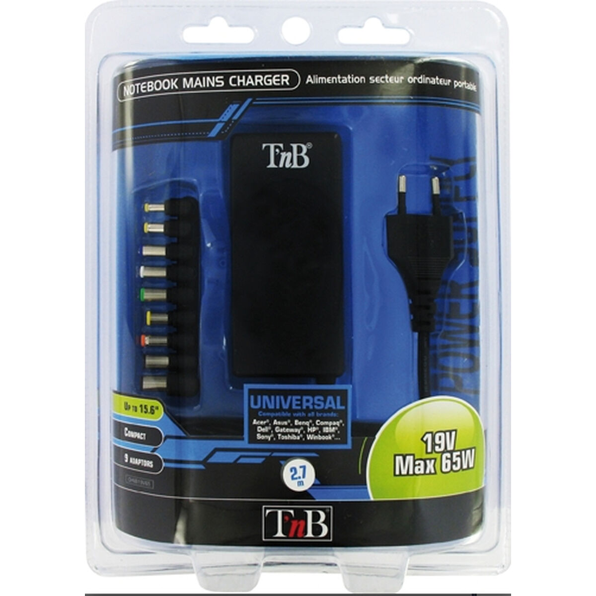 Laptop Charger T'NB CHNB19V65 Laptop Charger T'NB CHNB19V65