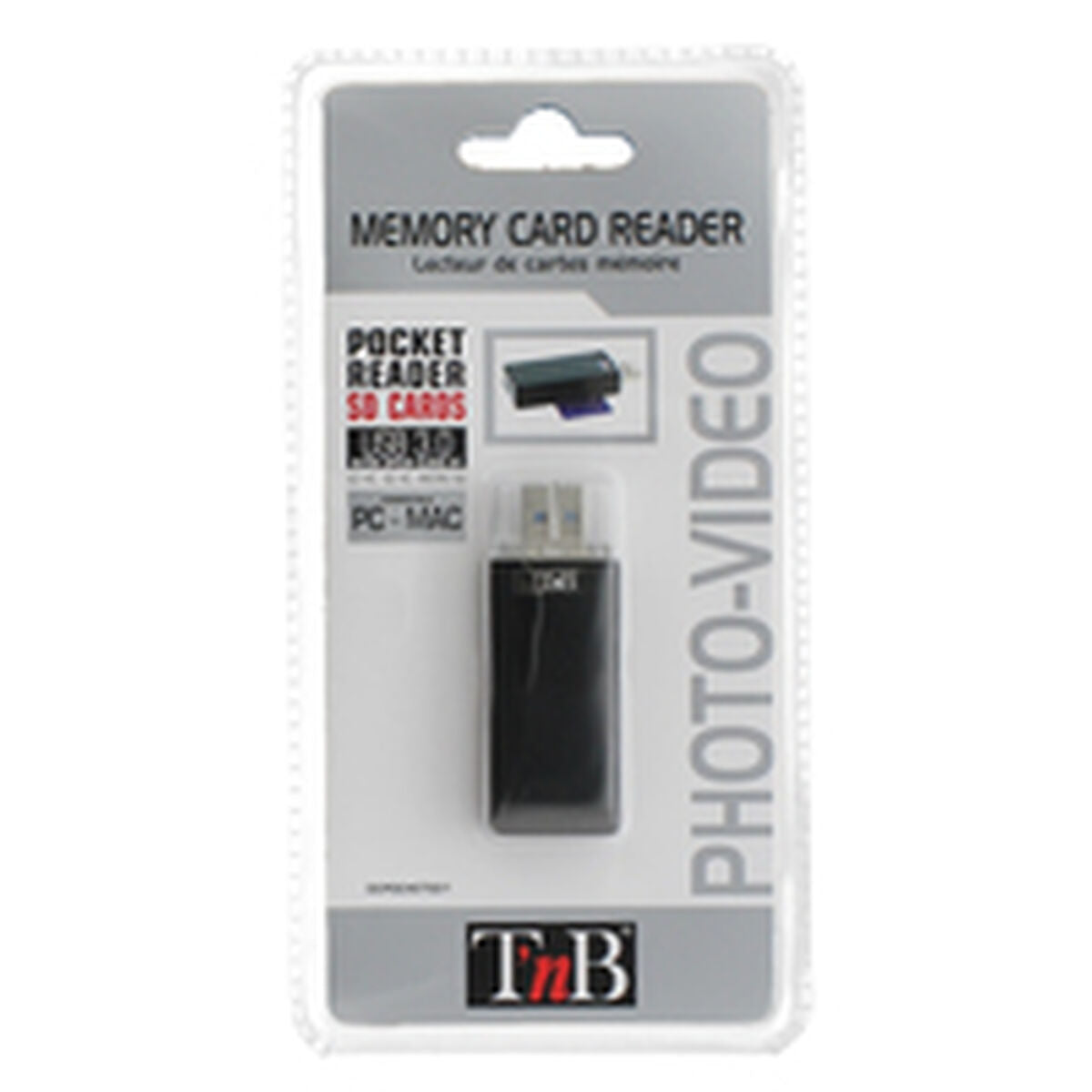 External Card Reader T'NB DCPOCKETSD1 Black External Card Reader T'NB DCPOCKETSD1 Black