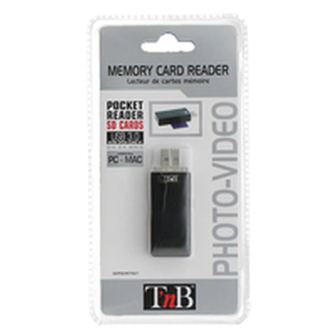 External Card Reader T'NB DCPOCKETSD1 Black External Card Reader T'NB DCPOCKETSD1 Black