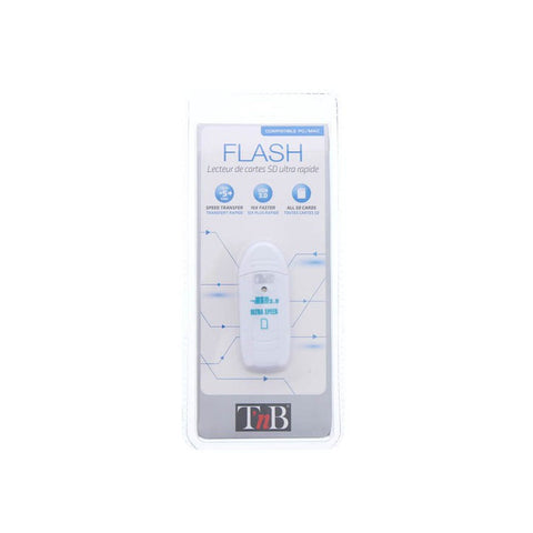 External Card Reader T'NB Mini USB 3.0 White External Card Reader T'NB Mini USB 3.0 White