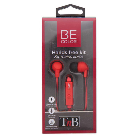 Headphones T'NB BE COLOR Red Red/Black Headphones T'NB BE COLOR Red Red/Black