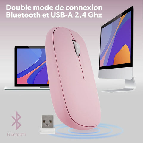 Wireless Mouse T'NB iClick Pink Wireless Mouse T'NB iClick Pink