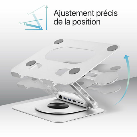 Notebook Stand T'NB iClick Metal Modern 360º rotation Notebook Stand T'NB iClick Metal Modern 360º rotation
