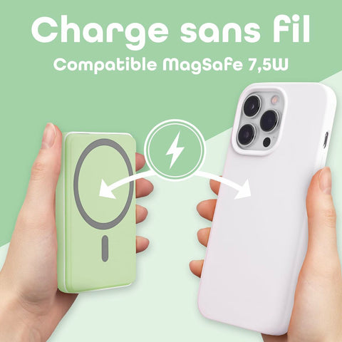 Powerbank T'NB PBUMAG5GR 5000 mAh Green Magsafe Powerbank T'NB PBUMAG5GR 5000 mAh Green Magsafe