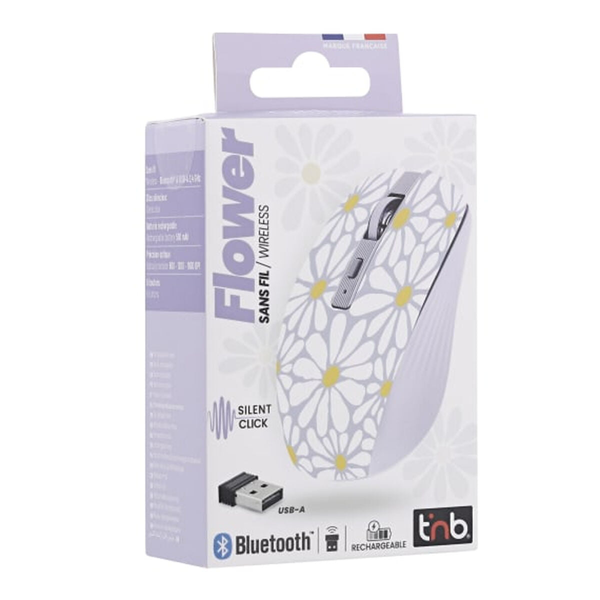 Wireless Bluetooth Mouse T'NB FLOWER Multicolour 1600 dpi Wireless Bluetooth Mouse T'NB FLOWER Multicolour 1600 dpi