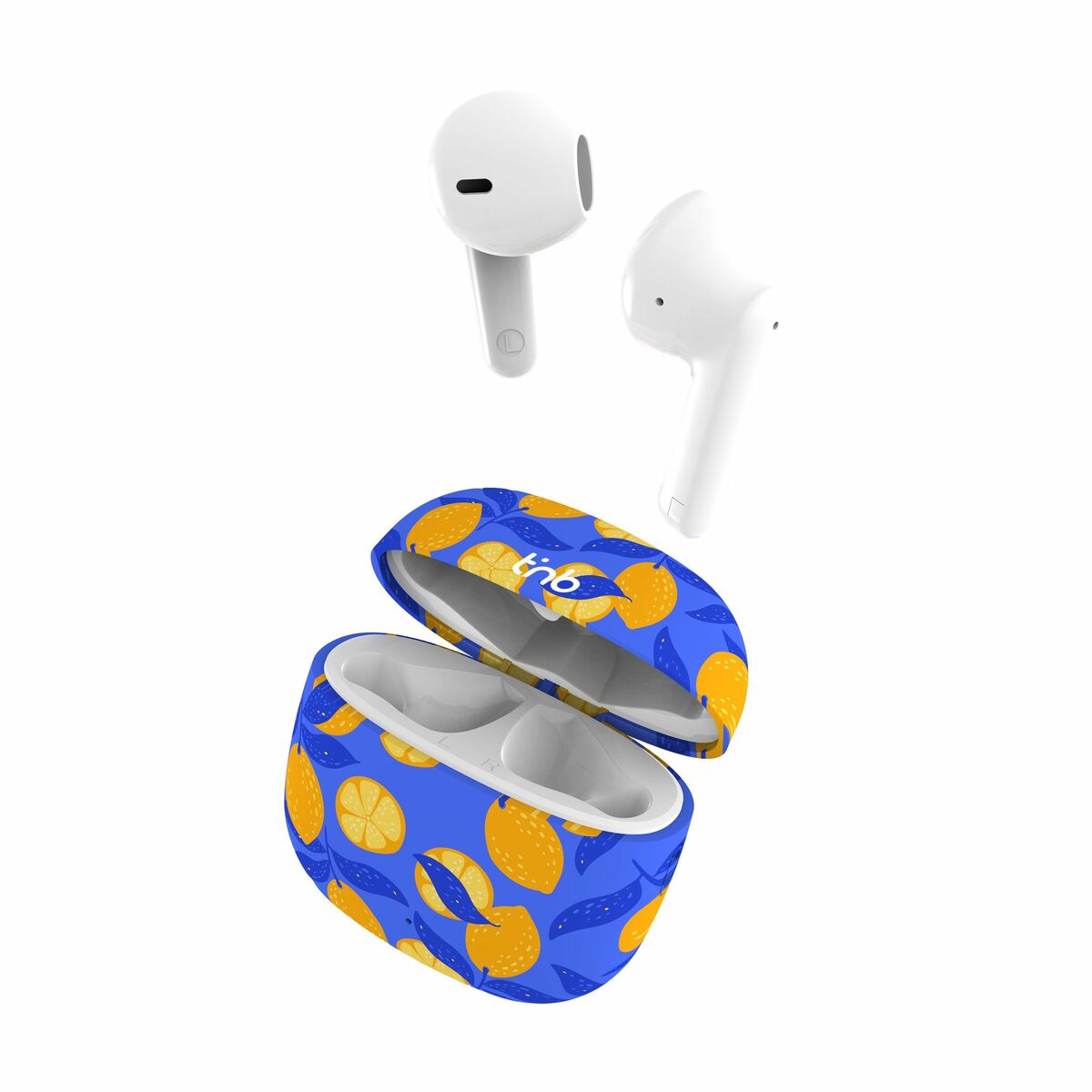 Wireless Earphones with Charging Case T'NB LEMON Yellow Blue Wireless Earphones with Charging Case T'NB LEMON Yellow Blue