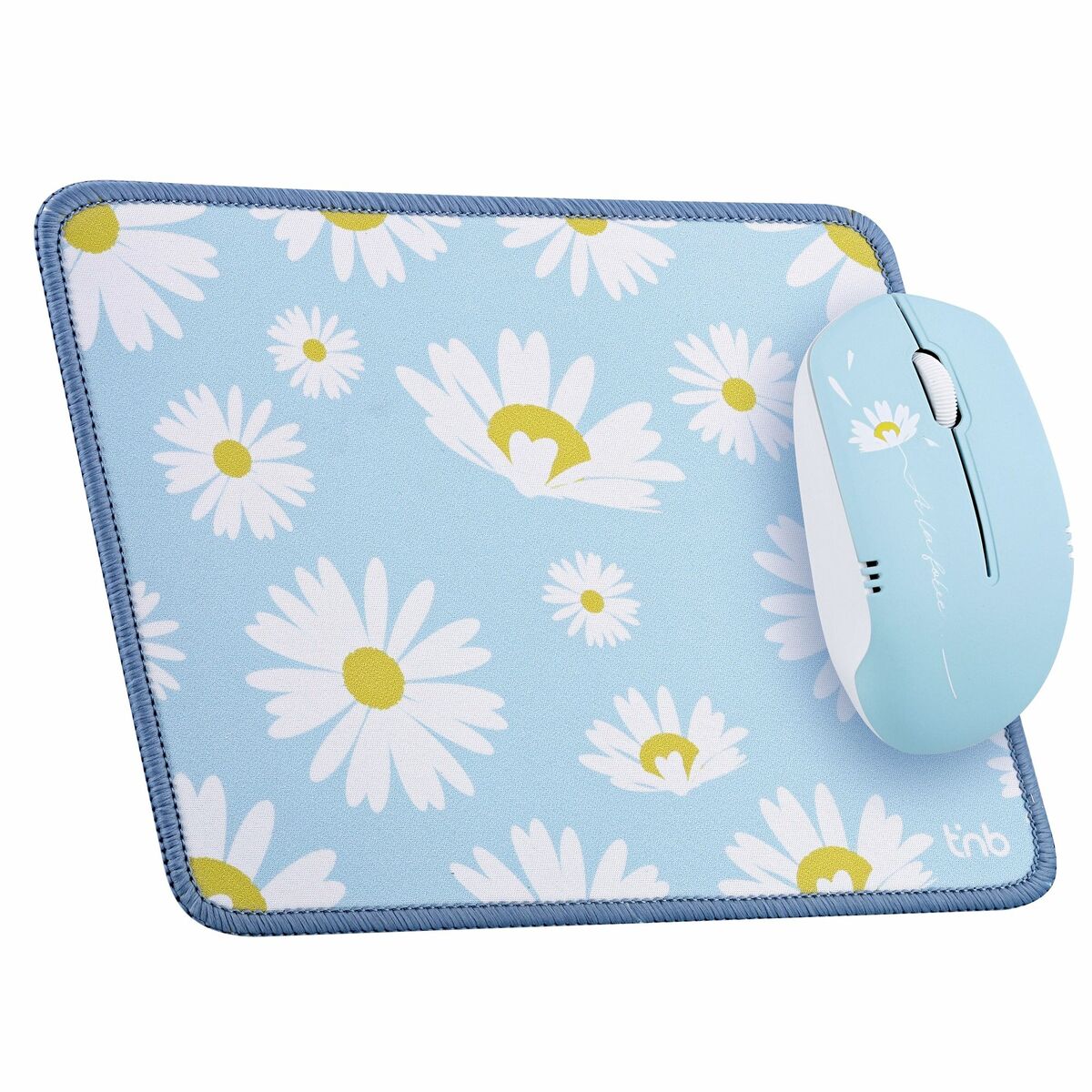 Gaming Mouse and Mat T'NB DAISY Blue Gaming Mouse and Mat T'NB DAISY Blue