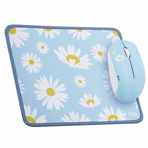 Gaming Mouse and Mat T'NB DAISY Blue Gaming Mouse and Mat T'NB DAISY Blue