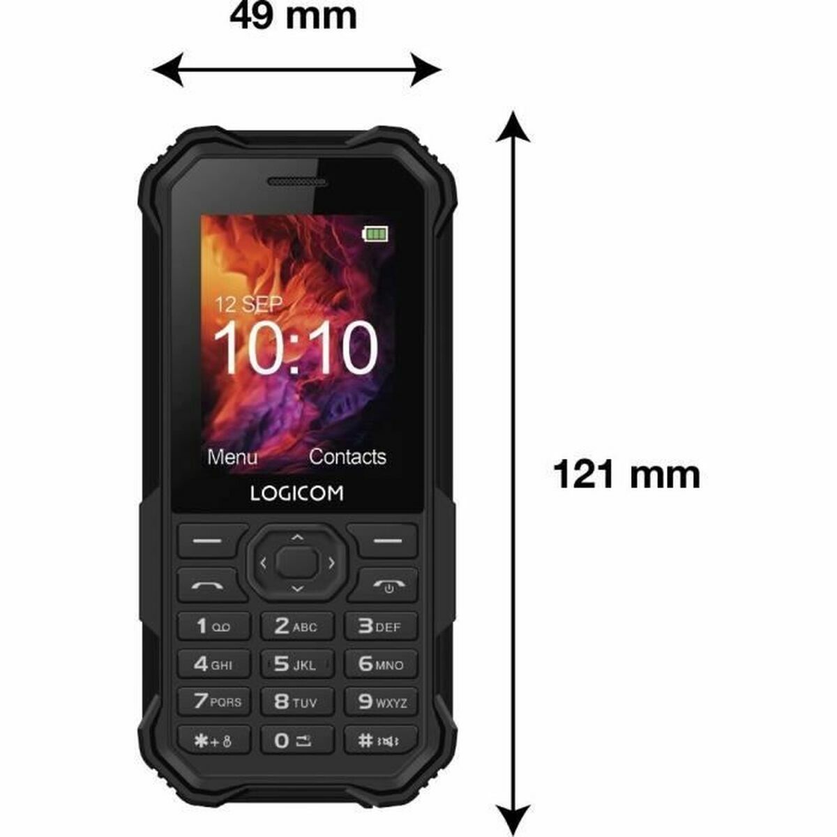 Mobile phone Logicom XTREM 40 Black 2.4" Mobile phone Logicom XTREM 40 Black 2.4"