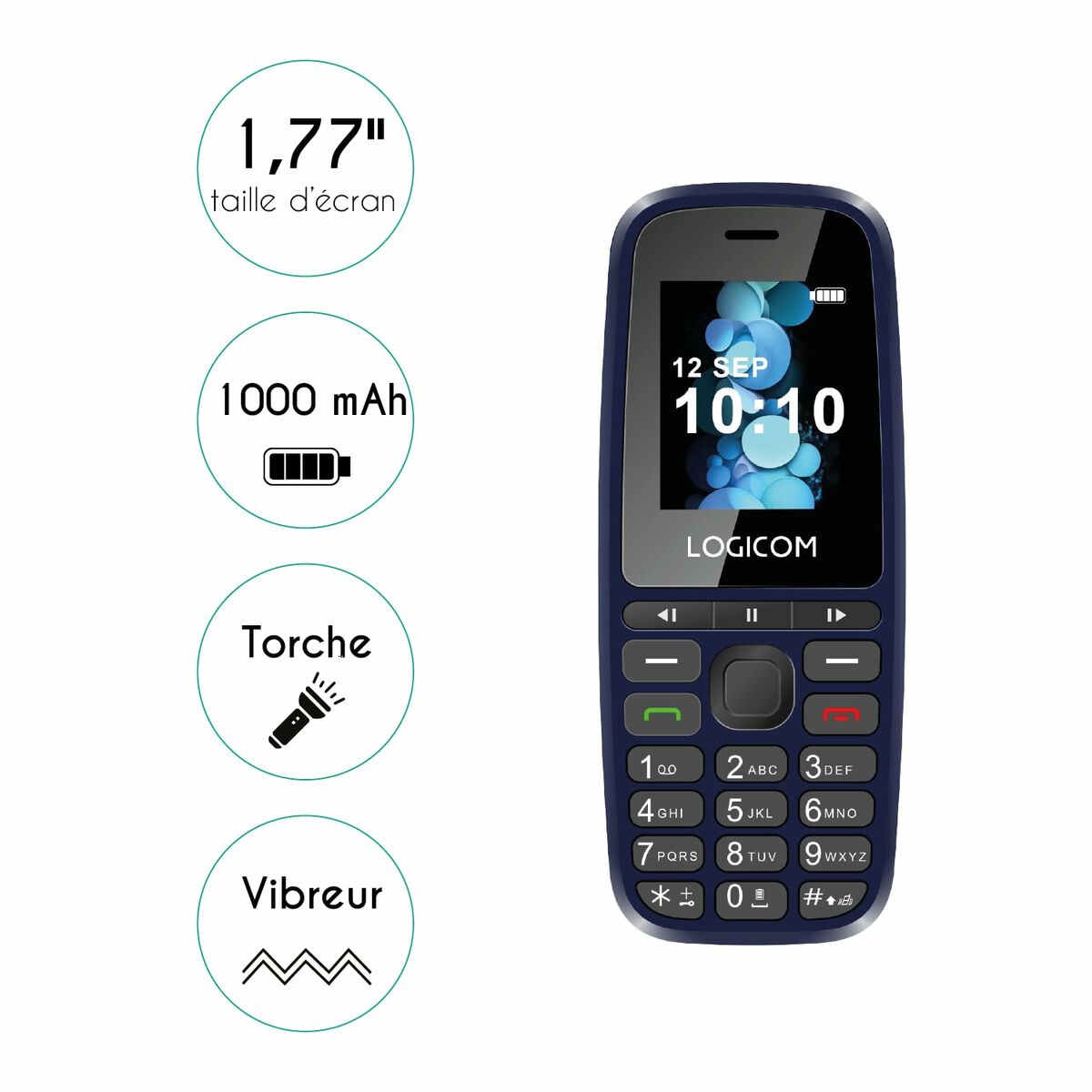 Mobile phone Logicom Posh 402 Blue Mobile phone Logicom Posh 402 Blue