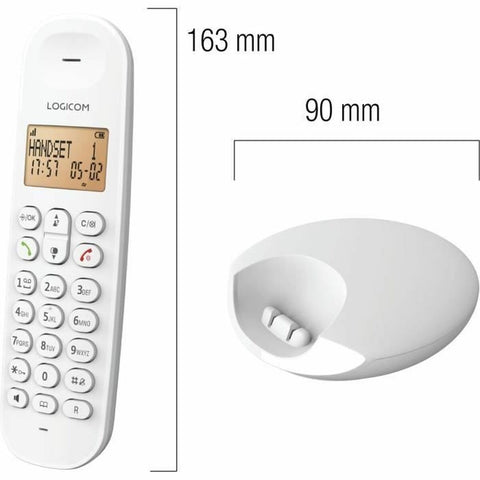 Landline Telephone Logicom DECT ILOA 150 SOLO White Landline Telephone Logicom DECT ILOA 150 SOLO White