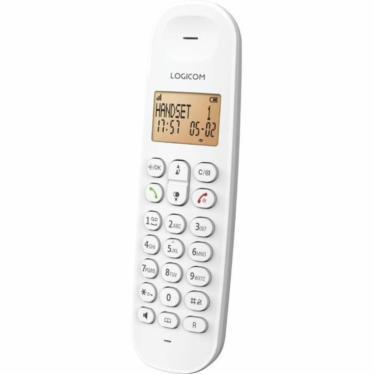 Landline Telephone Logicom DECT ILOA 150 SOLO White Landline Telephone Logicom DECT ILOA 150 SOLO White