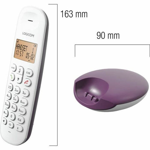 Landline Telephone Logicom DECT ILOA 150 SOLO Aubergine Landline Telephone Logicom DECT ILOA 150 SOLO Aubergine